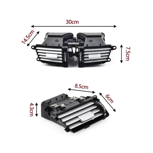 Grille climatisation pour Benz Classe E W212 2009-2012 ventilation tableau de bord avant