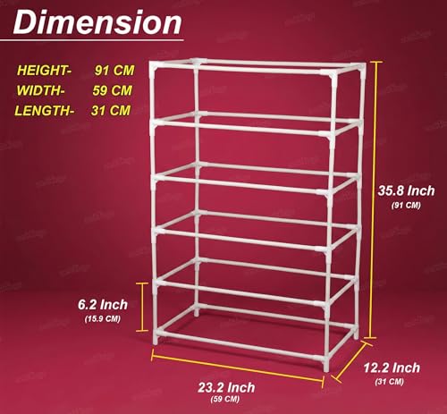 Image of Zest 4 Toyz 5 Shelves Foldable Almirah for Clothes Collapsible Wardrobe Portable Almirah Foldable Racks for Clothes (Unicorn Design)