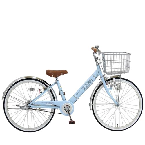 完成品でお届け! 子供用自転車 esse 22インチ 子供 自転車 [マカロンブルー]小学生 シンプル 低床フレーム 安全基準BAA適合車 エッセ 大阪府 堺市 完全組立 整備済でお届け