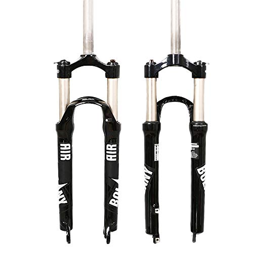 Bolany ?US Stock 26/27.5/29 Mountain Bike Suspension Fork, Straight Tube 28.6mm QR 9mm