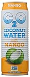 C2O Pure Coconut Water with Mango, 17.5 OZ (Pack of 12)