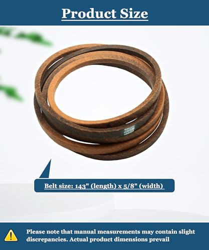 Image of S486586 486586 Lawn Mower Deck Drive Belt Fits for Scag SVRII-61V-25FX,26CV-EFI,29CV-EFI,31CV-EFI,31FX,37BV-EFI,38CV-EFI,38FX-EFI,40BV-EFI 61 inch Stand-On Mower