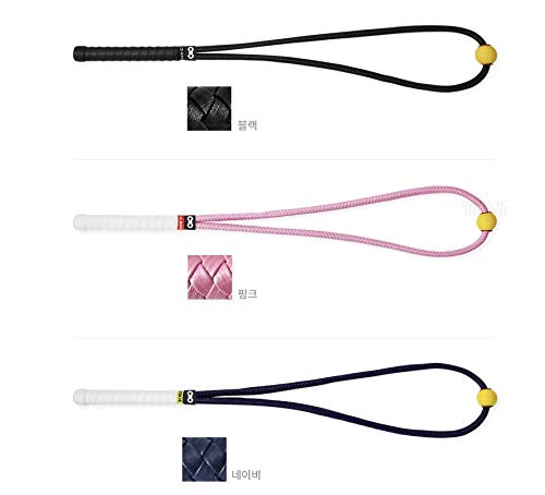 ROOKIE ROOKIE Golf Swing Practice Long Distance Ropes Luxury Golf Swing Ropes Golf Supplies Golf Traning Equipments Golf Rope Swing Exerciser Golf Swing Training Aid (Black, Large (37.8