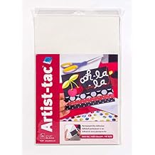 Grafix Artist-Tac Dry Transfer Adhesive Dots - 11"x17" Sheet of Permanent Micro Adhesive Dots are A Quick, Mess-Free Mounting Option for Arts,Papercrafts,School Projects,Stationary,Pack of 25 Sheets