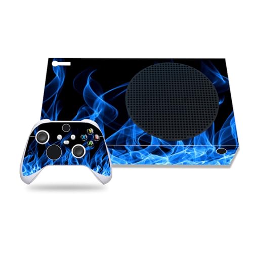Image of Skin for Console Compatible with Xbox Series S (Blue)