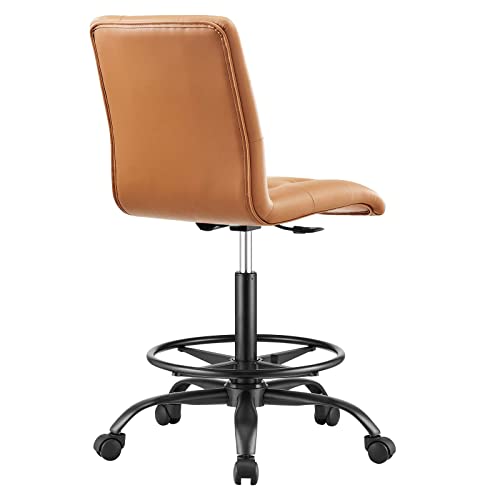 Modway Prim Home Office Desks And Chairs, Black Tan #TOP2