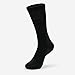 Thorlos Unisex WX Walking Thick Padded Crew Sock, Black (3 Pack), Large
