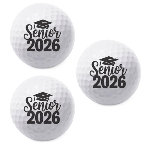 TeesAndTankYou Senior 2026 Golf Ball - Novelty Gift for Men