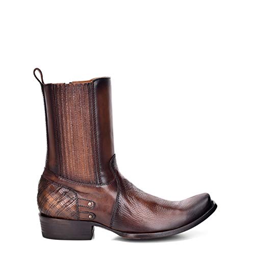 Image of Cuadra Men's Boot in Genuine Leather with Zipper