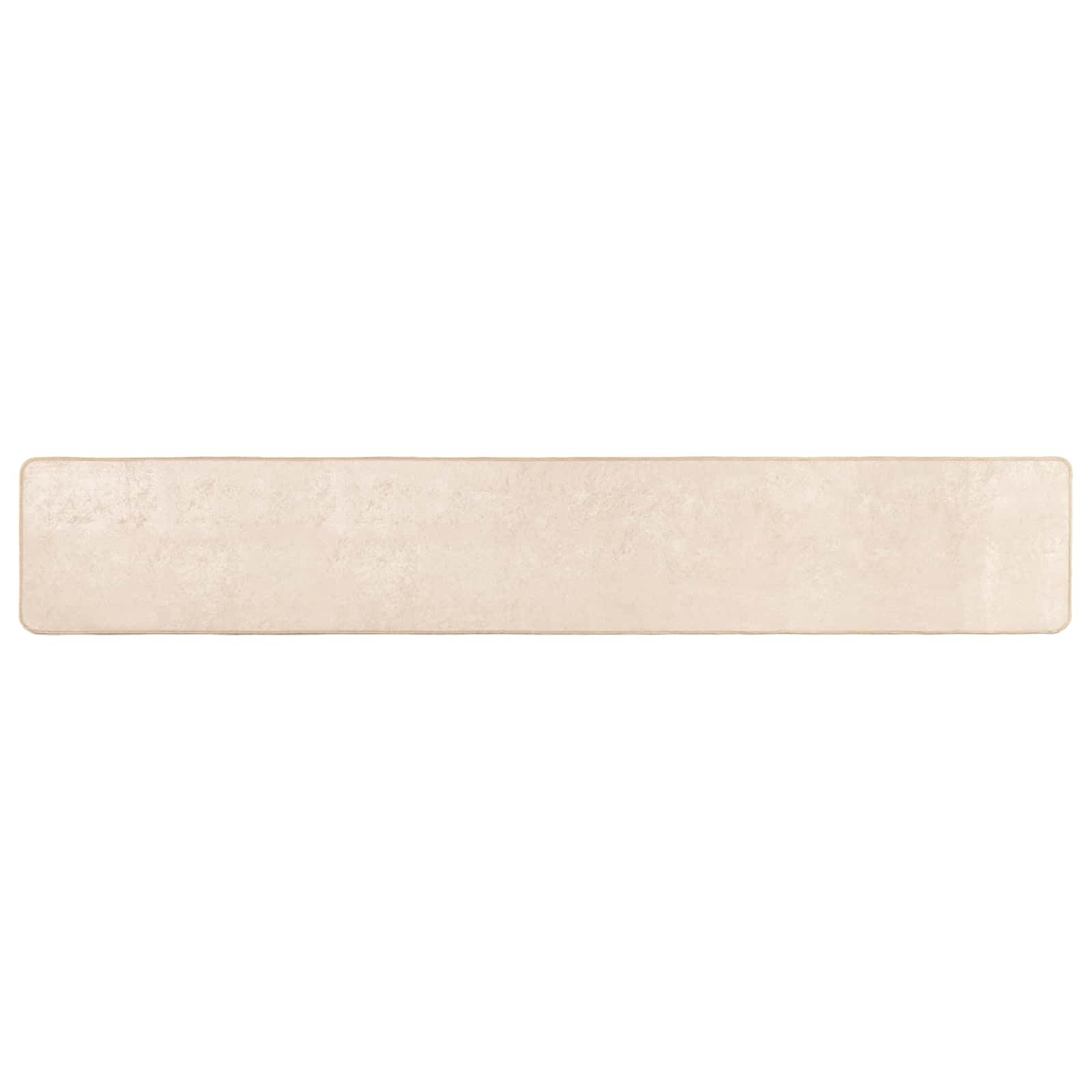 Tapis de couloir moderne pour entrée chic MARSA crème lavable 50x250