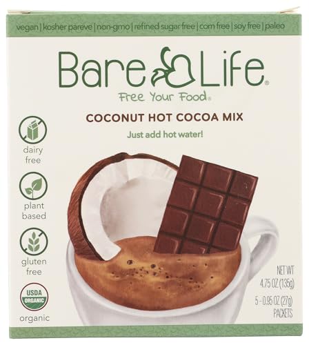 Bare Life: Dairy Free Coconut Hot Cocoa Mix | Single