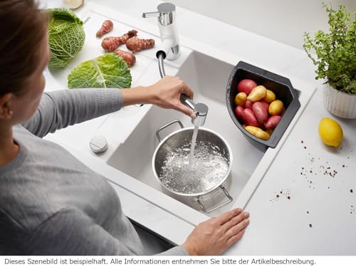 Évier SILGRANIT BLANCO METRA 45 S compact avec surface facile à nettoyer