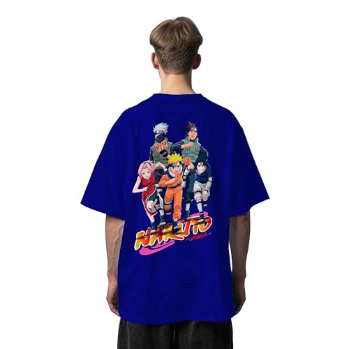 Image of Men's Teddy Oversized Printed Cotton Rich Round Neck Half Sleeves Tshirt