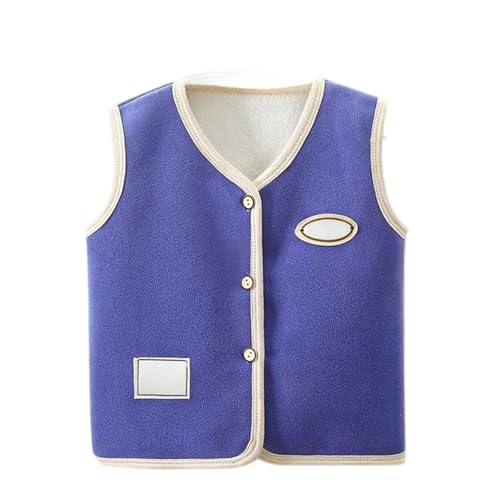 kids winter clothes Kids Winter Coat Solid color Button Fleece Vest
