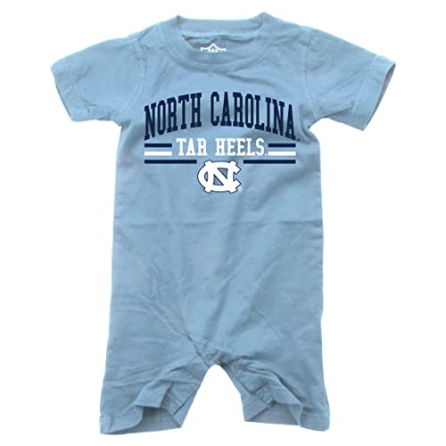 Wes And Willy Baby College Team Shorts Romper (North Carolina Tar Heels, 12 Months) #TOP4