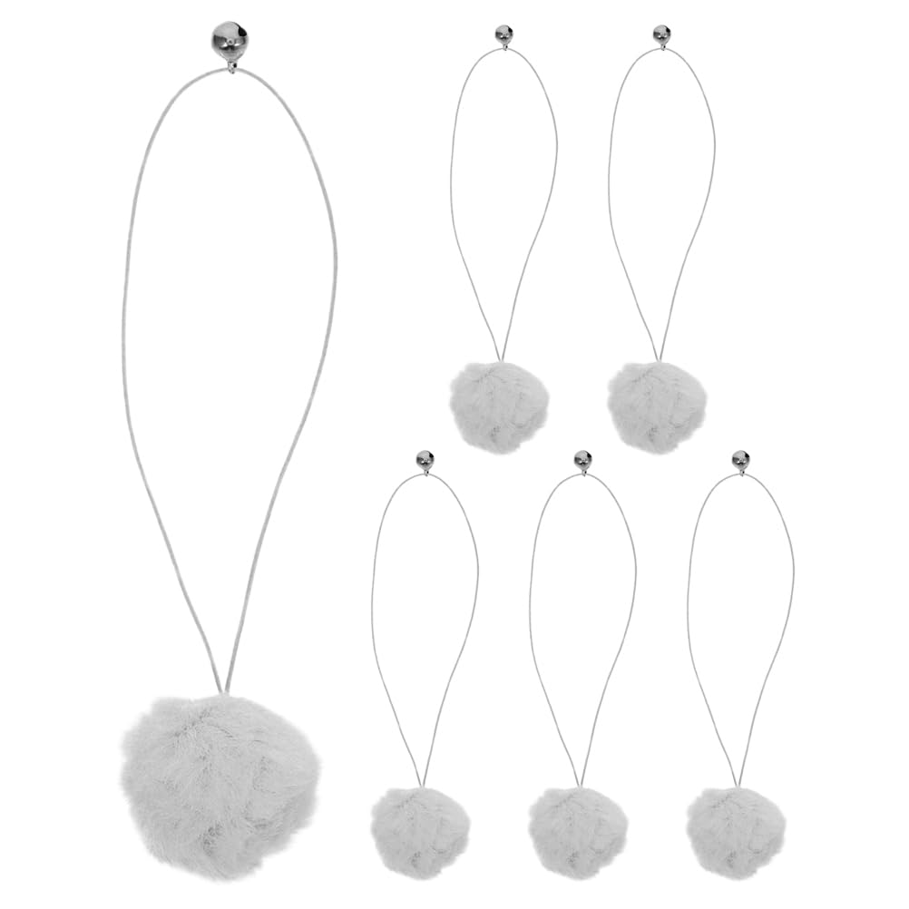 Balles de rechange interactives pour chat avec clochette et griffoir, lot de 6 pièces suspendues