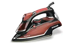 Singer Sapphire 1600-Watt Steam Iron (Red)