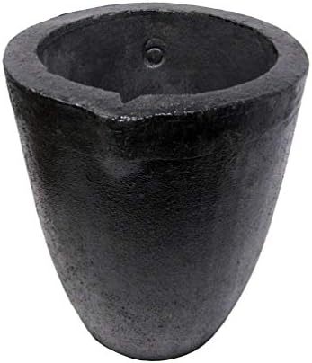 #6-10Kg Clay Graphite Crucibles Premium Black Foundry Cup Furnace Torch Melting Casting Refining for Gold. Also Great for Silver, Copper, Brass, Aluminum