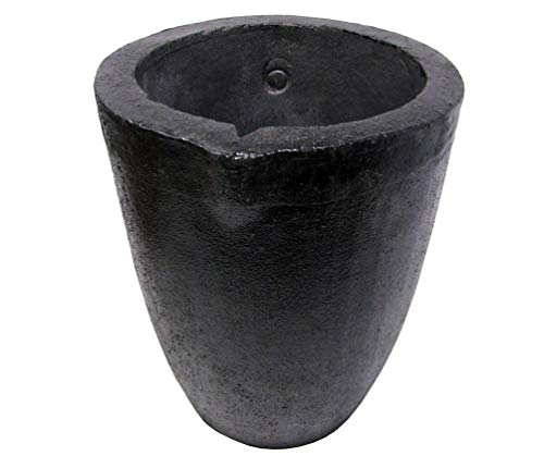 #6-10Kg Clay Graphite Crucibles Premium Black Foundry Cup Furnace Torch Melting Casting Refining for Gold. Also Great for Silver, Copper, Brass, Aluminum