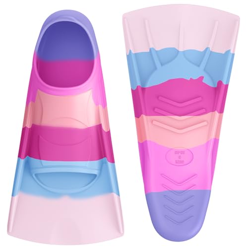 Gintenco Swim Fins, Adults & Kids Swim Training Fins for Lap Swimming