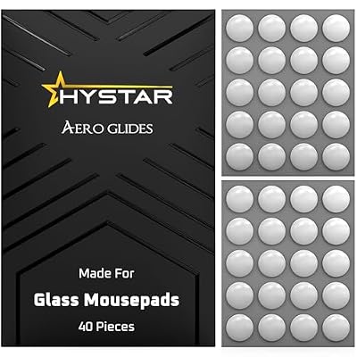 Hystar® Aero Glides | 40 Dot Mouse Skates for Glass Mousepad |&hellip;