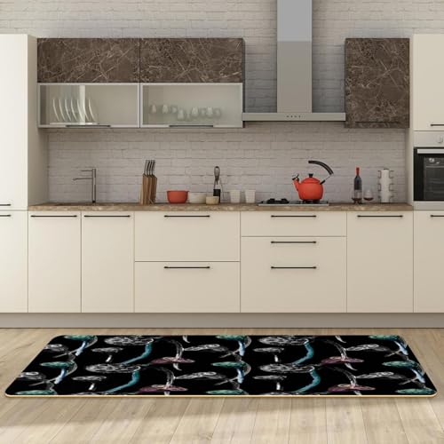 Tapete de cocina de loto para decorar pasillos y lavanderías 3