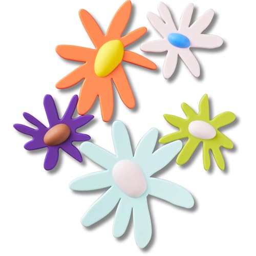 Image of Crocs Jibbitz Flowers Shoe Charm Packs, Crafted Daisy, 5-Pack