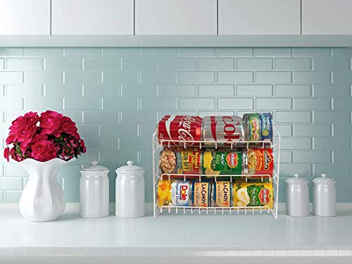 LEGENDARY-YES Can Food Storage Kitchen Pantry Cabinet Organizer Canned Goods Rack Holder Shelf