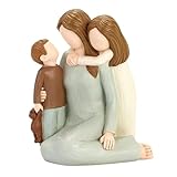 Options d'affichage polyvalentes : que ce soit sur une étagère, un rebord de fenêtre ou un support de table, cette figurine complète divers espaces et styles de décoration, apportant chaleur et amour à votre salon, chambre à coucher, ou tout endroit où les souvenirs de famille sont célébrés