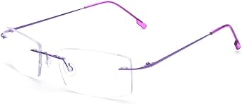 Super Light Titanium Nearsighted Myopia Work Glasses -0.50-6.00 to Strengthen Men Women Fashion Rimless Nearsighted Glasses