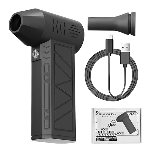 Liakyunf Soplador de Aire Comprimido | Soplador Eléctrico Pequeño con Velocidad Ajustable - Secador Ajustable 3 Velocidades Accesorio De Limpieza Manual Para Mascotas Hogar Exteriores Unisex
