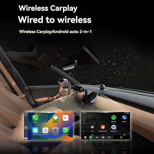 Adaptador CarPlay inalámbrico para viajes cómodos con música y mapas sin cable 2