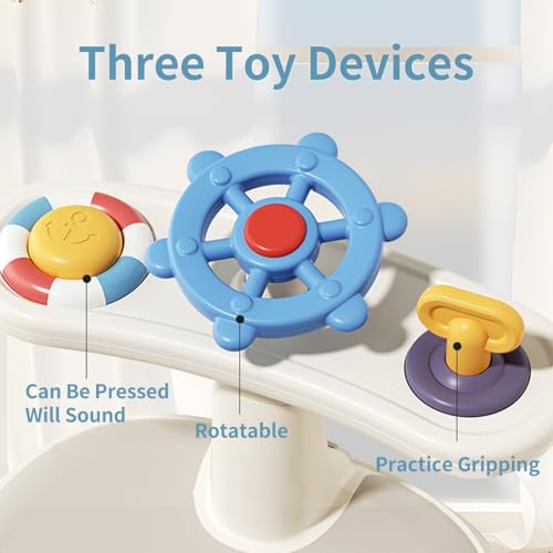 Baby Bath Chair, Designed for 6-36 Months Baby, Portable Toddler Bath Chair, Non-Slip, Suitable for Baby Bathtubs，Floor, Bath Seats for Babies Sitting Up. by JINLEEANDAN - Image 3