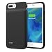 Lonlif Battery Case for iPhone 7 Plus/8 Plus/6 Plus/6s Plus, 5000mAh Portable Rechargeable Charging Case for iPhone 7 Plus/8 Plus/6 Plus/6s Plus (Black)