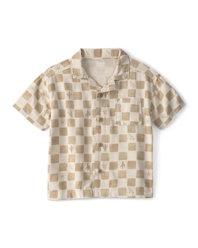 Image of OshKosh B'Gosh Boys Short Sleeve Woven Buttonfront Shirt
