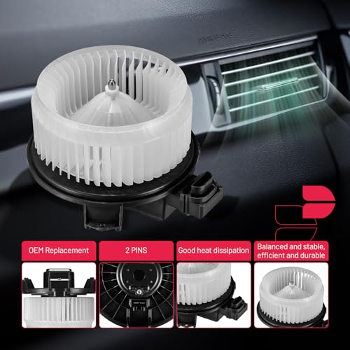 Image of BDFHYK 700203 AC Heater Blower Motor Compatible with Acura MDX 2007-2013, TL /TSX 2009-2014,Honda Accord 2008-2012,Lincoln MKX 2007-2017,Edge 2007-2017,Replacement Blower Moters Assembly OE# 75817