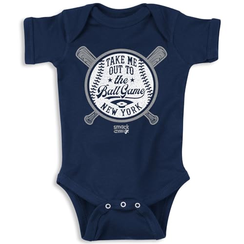 Take Me Out to the Ball Game Baby Apparel for New York Baseball Fans (NB-7T) (�l�C�r�[�����W�[�A18����)