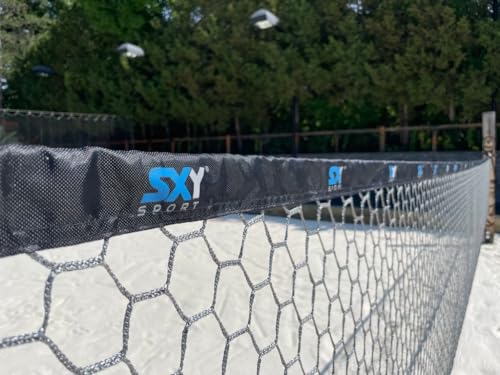 The Competition SXY Sport Beach Tennis Net - Premium Professional-Grade Net with Hexagonal Pattern, UV-Coated Fabric, and Metal Grommets - Image 4