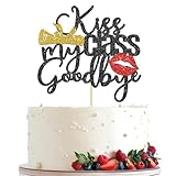 Kiss My Class Goodbye Cake Topper, Congrats Grad, Happy Graduation, You Did It, Class of 2025 Graduation Party Decorations