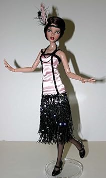 Roaring Twenties Flapper Printed Sewing Pattern for 16 Deja Vu Dolls Tonner