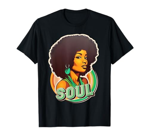 Retro 70s Funk Afro Soul Vintage style T-Shirt