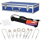 Magnetic Induction Heater Kit,Induction Heater Bolt Removal,1200W 110V Hand Held Induction Bolt Removal Tool for Rusty Screw Removing with 8 Coils and Box