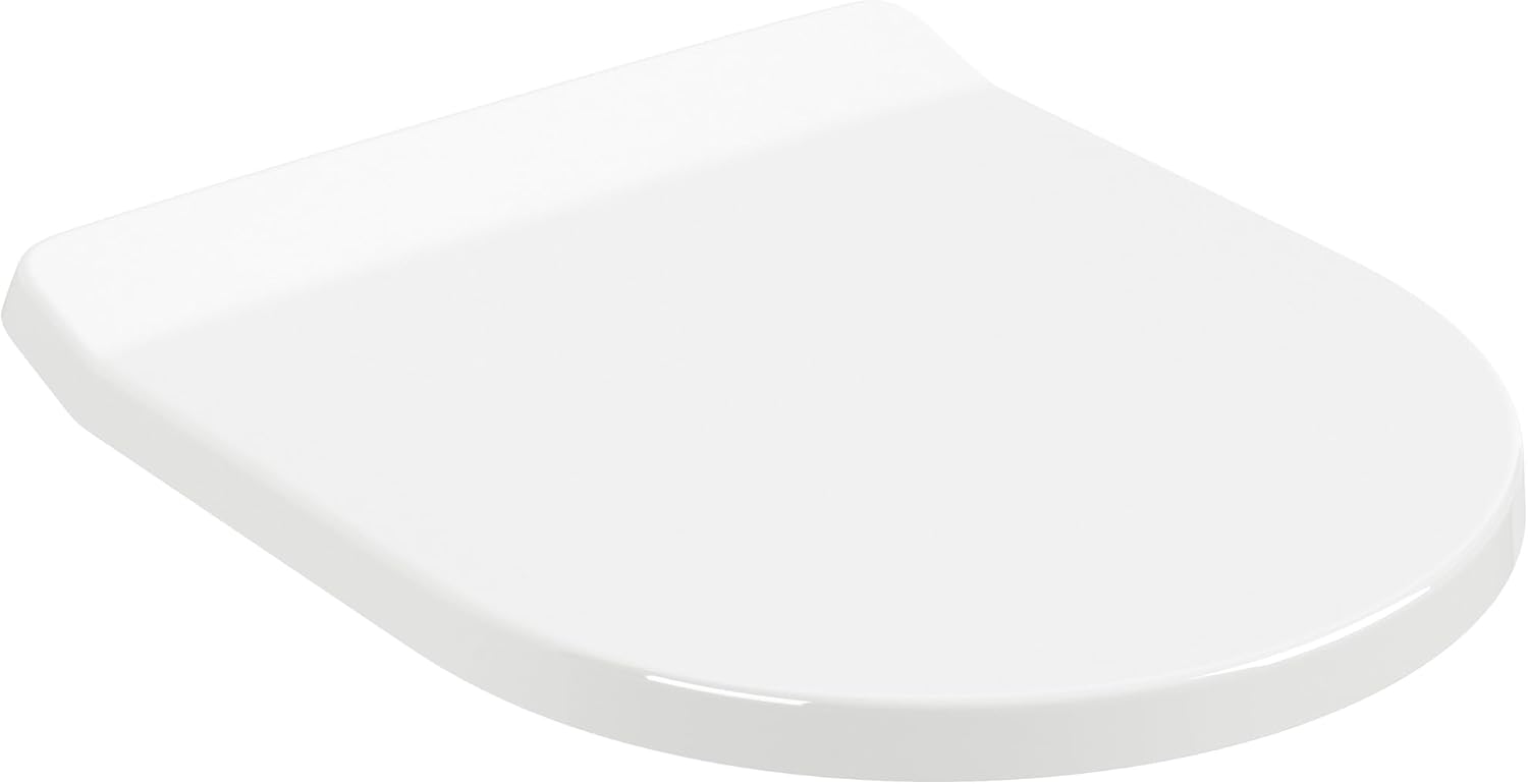 Villeroy & Boch 8M706101 Architectura Toilet seat, White Alpine, Standard Slim | D-Form