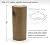 3/4" x 2 3/4" x 6" Clear Superior Grade Alder & Knotty Premium Grade Alder Outside Radius Corner Base Block, Trim Molding (50, Knotty Alder)