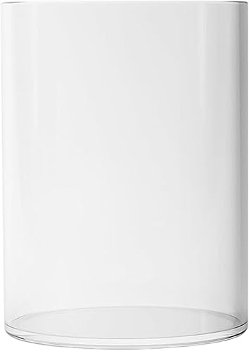 Round Acrylics Pen Holder Clear Pencil Cup Space Saving Desk Organizers For Office Storage Accessories Organizers