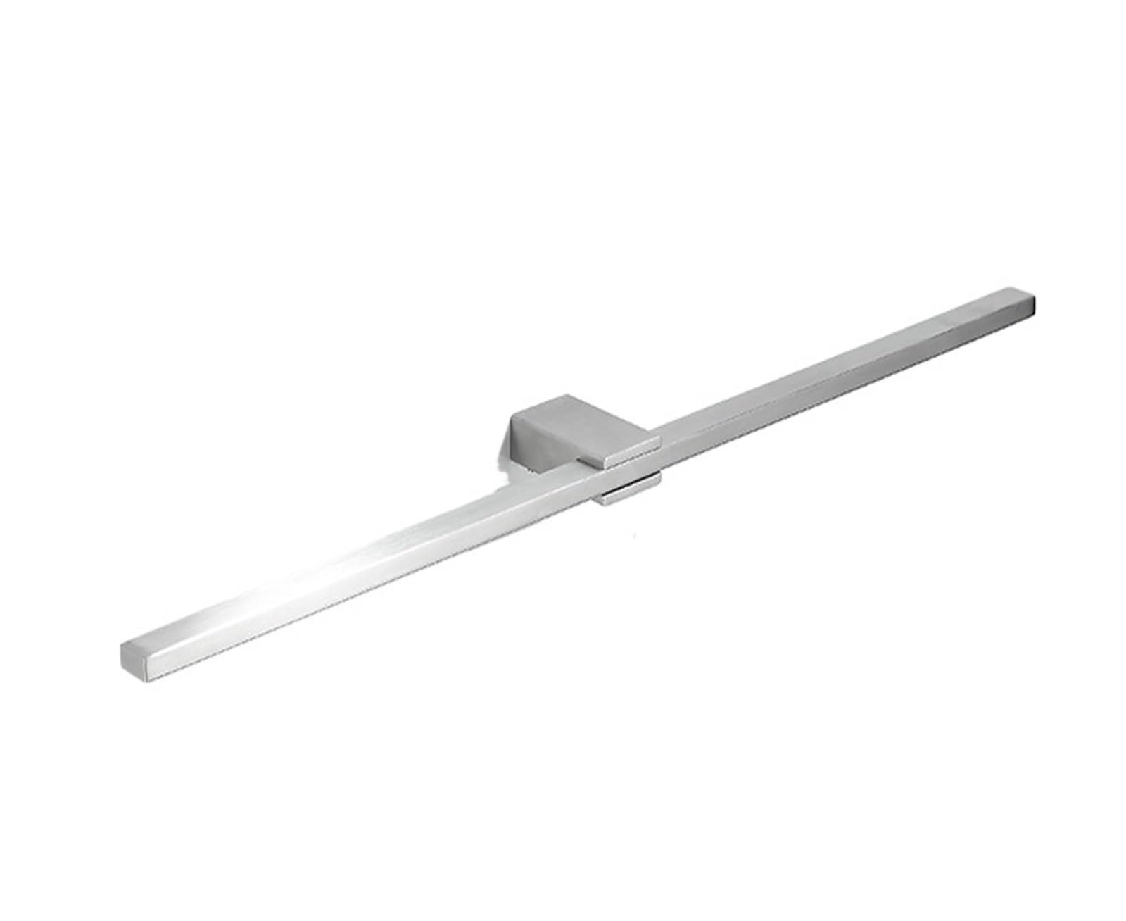 1pc Black Toilet Hanging Non Perforated Towel Rack Extendable Pole Stainless Steel(50cm Brush)