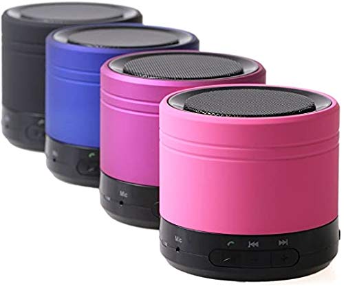 Haut-Parleur Bluetooth Portable Violet pour Smartphone, Tablette et PC