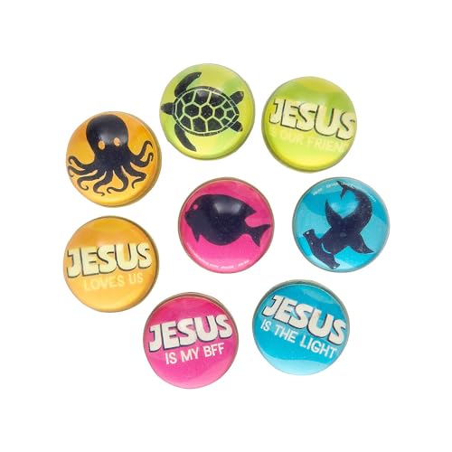 Fun Express Mini Under The Sea VBS Bouncy Balls - 12 Piece, Vacation Bible School 2024