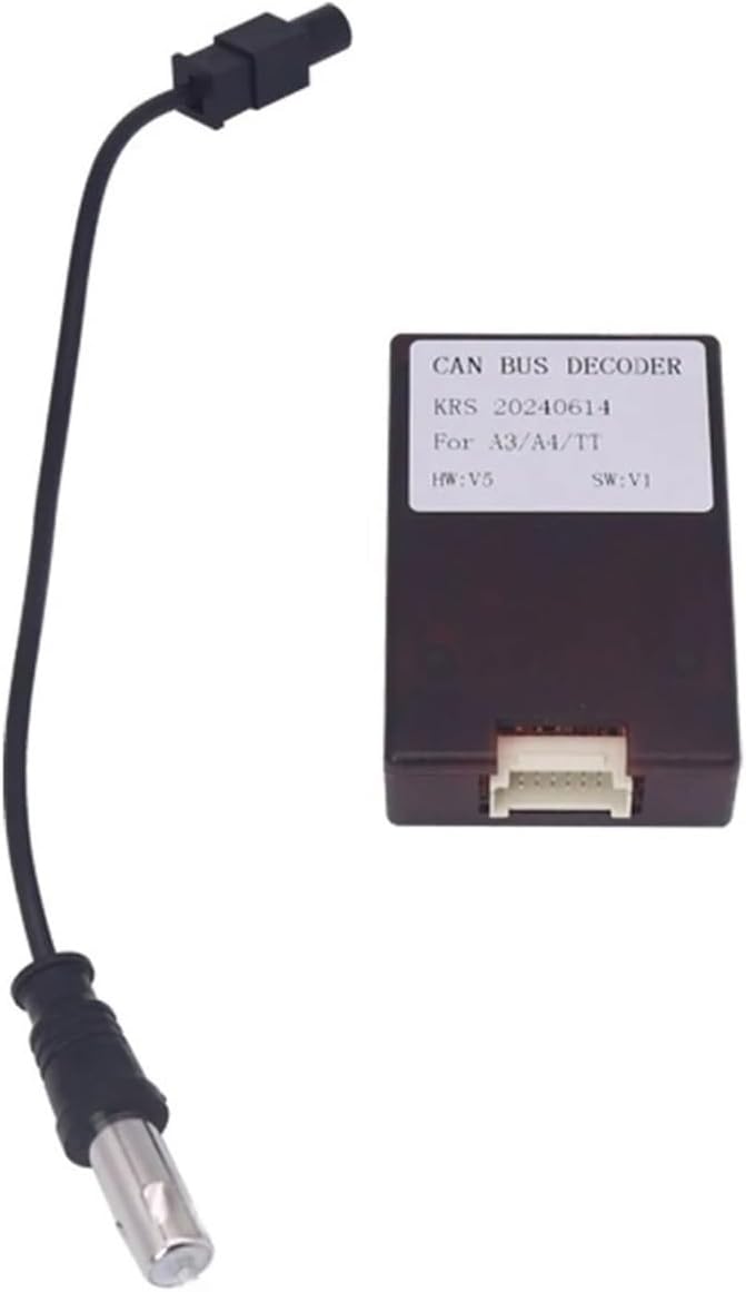 Car Audio Android 16PIN Power Cable Adapter with Canbus Box Compatible for Audi A4 A6 TT Power Wiring Harness Radio Wire