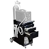 9TRADING Welding Cabinet Cart for MIG TIG ARC Plasma Cutter Tank Storage Heavy Duty